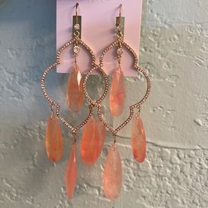 Kate Spade statement chandelier earrings